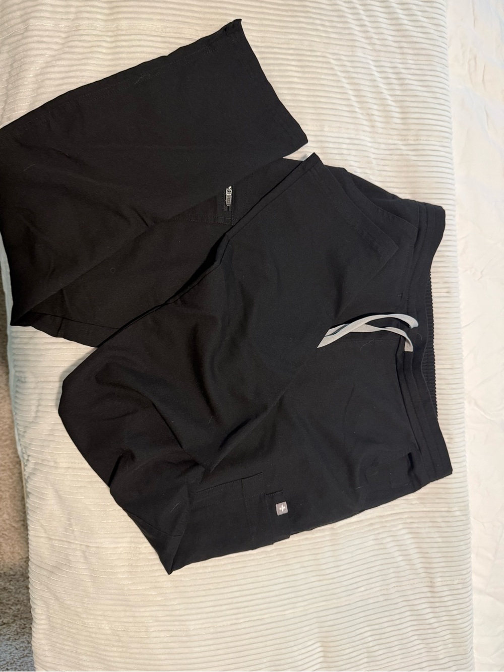 Figs Black Women's Athletic Drawstring Shorts